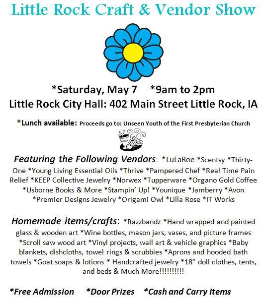 Calendar of Events | Little Rock Iowa